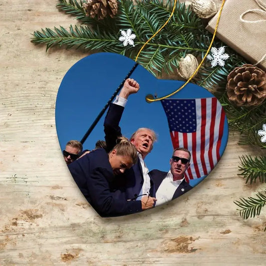 Handmade Trump Ornament