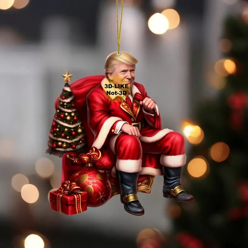 8pc Trump Ornament Set