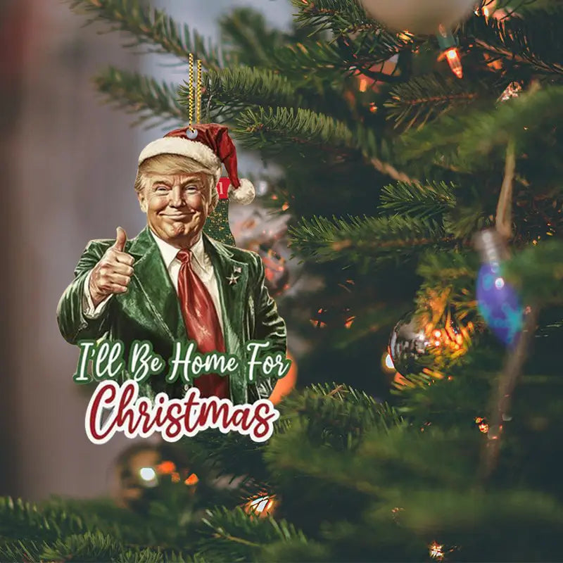 I'll Be Home for Christmas Tree Ornament