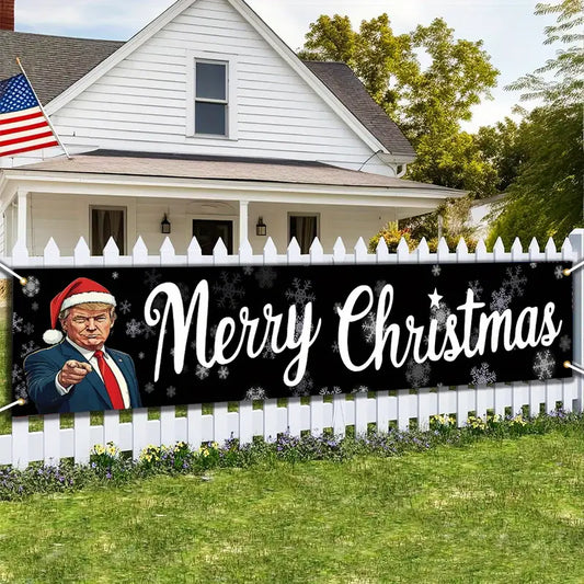 Merry Christmas Trump Banner