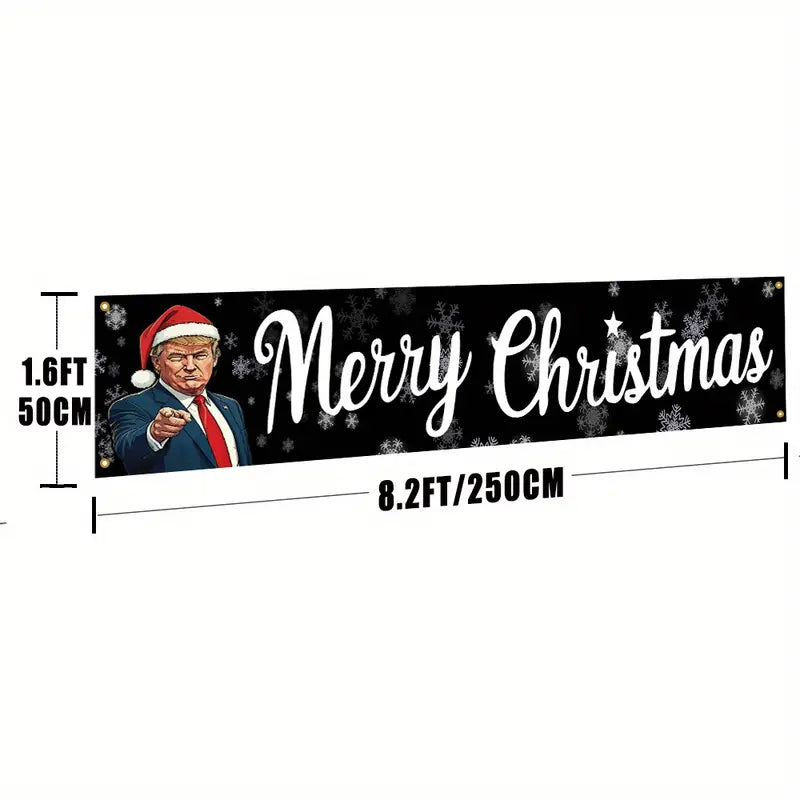 Merry Christmas Trump Banner