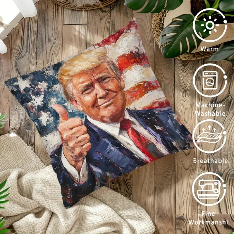 Trump Signature Pillow Cover