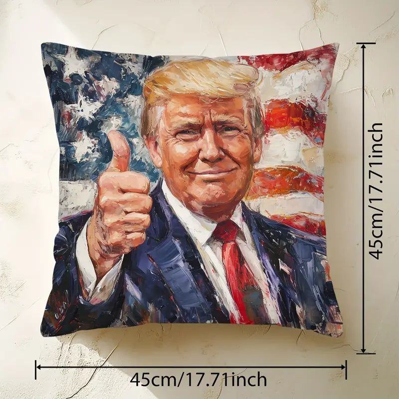 Trump Signature Pillow Cover